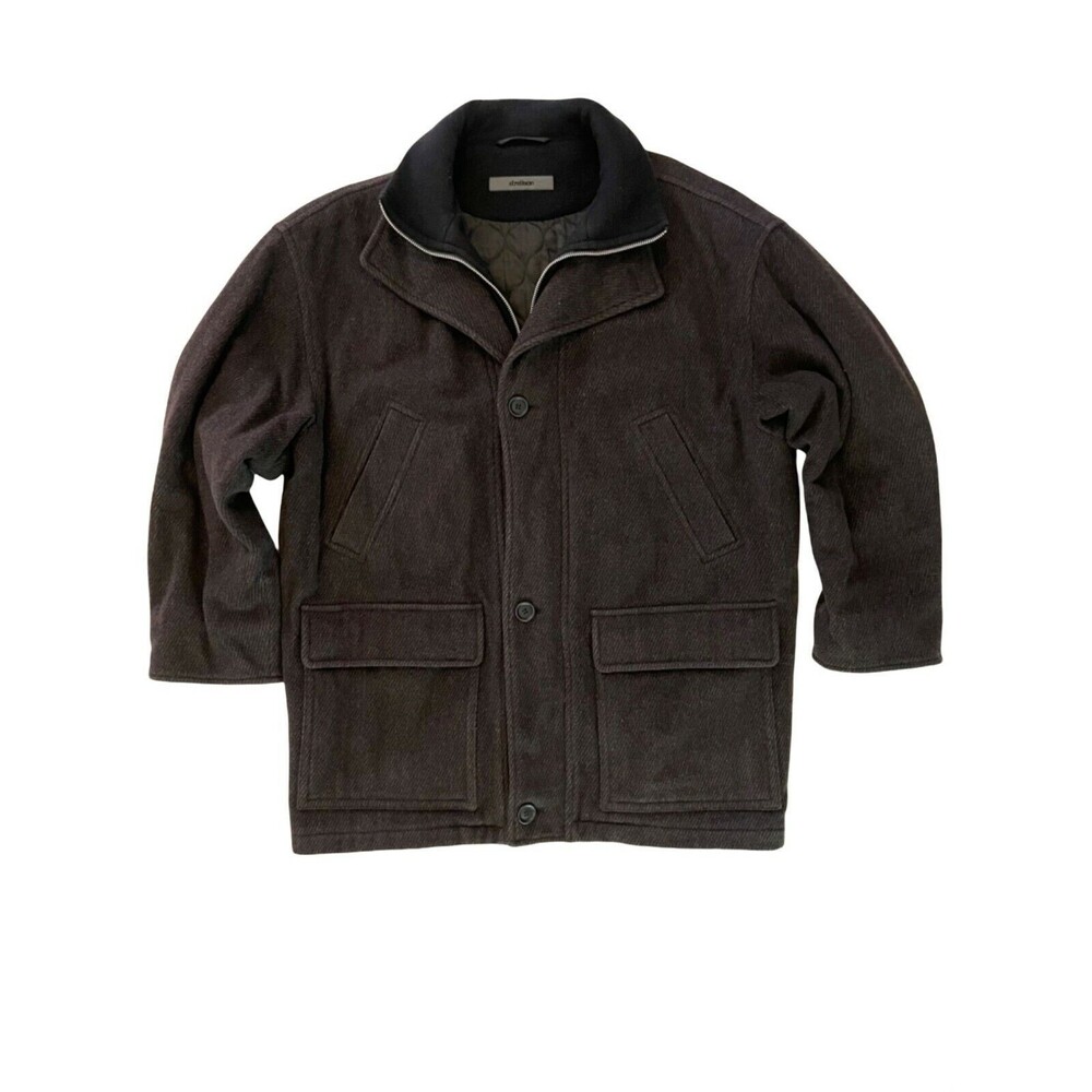 Strellson Mens Winter Coat Virgin Wool Blend 50 Large to XL
